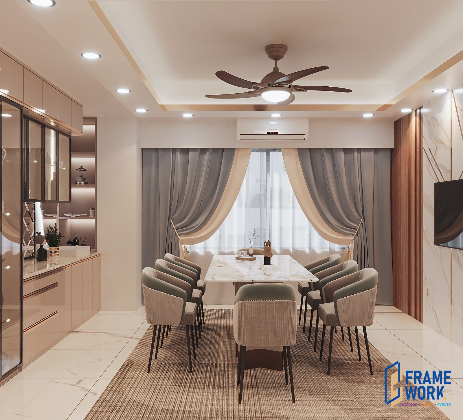 Dining Room Interior Project 12